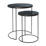Nesting Side Table Set - Charcoal | ready to ship!