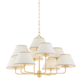 Durland Chandelier - Aged Brass | ready to ship!