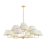 Durland Chandelier - Aged Brass | ready to ship!