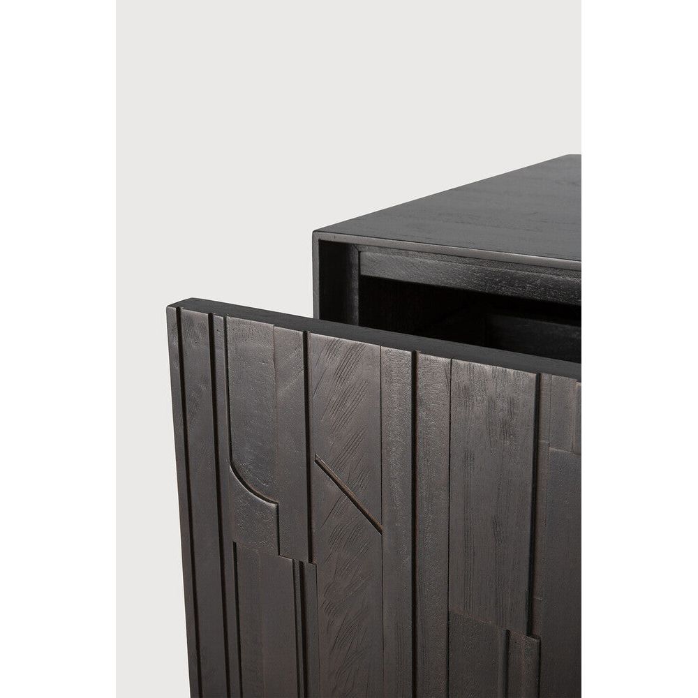 Featuring Mosaic TV cupboard by Ethnicraft at Amethyst Home. It all started with a happy incident. Inspired by the remaining offcuts from our factory designs, the layered wood pieces of the Mosaic TV cupboard form a rhythm, reminiscent of the partition of a pipe organ. Deeply influenced by music within his creative process, Alain van Havre offers a renewed tr.  Amethyst Home provides interior design, new home construction design consulting, vintage area rugs, and lighting in the Boston metro area.