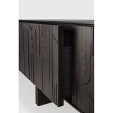 Featuring Mosaic TV cupboard by Ethnicraft at Amethyst Home. It all started with a happy incident. Inspired by the remaining offcuts from our factory designs, the layered wood pieces of the Mosaic TV cupboard form a rhythm, reminiscent of the partition of a pipe organ. Deeply influenced by music within his creative process, Alain van Havre offers a renewed.  Amethyst Home provides interior design, new home construction design consulting, vintage area rugs, and lighting in the Calabasas metro area.