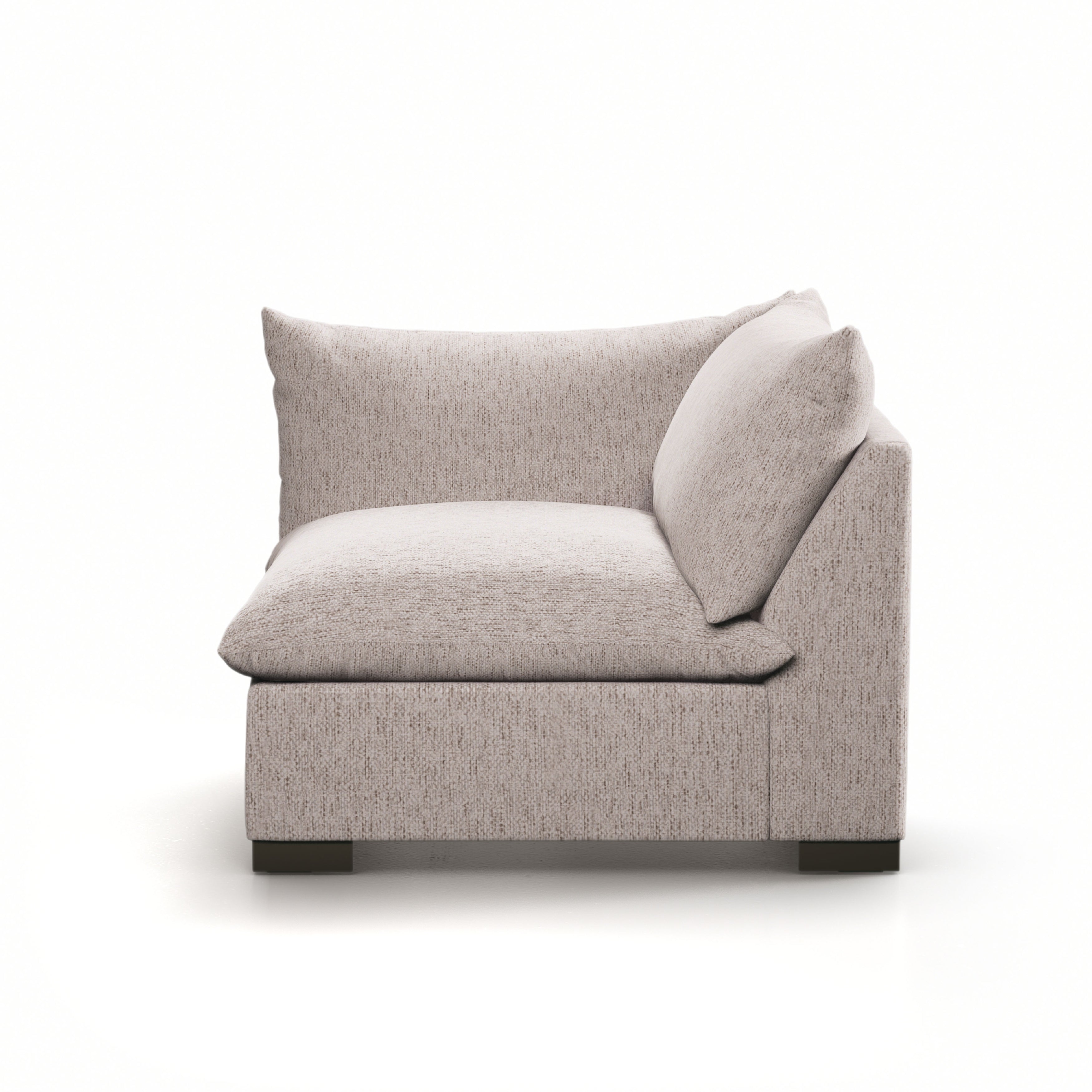 Featuring Westwood Sectional Pieces - Bayside Pebble by Four Hands at Amethyst Home. Meet the ultimate modular lounger. Knife edge cushioning is upholstered in a stone-colored high-performance fabric, perfect for modern living. Ottoman piece to matching sectional. Performance fabrics are specially created to withstand spills, stains, high traffic and w. Amethyst Home provides interior design, new home construction design consulting, vintage area rugs, and lighting in the Winter Garden metro area.