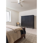 Featuring Renaud Charcoal Oak Veneer 3-Door Cabinet by Four Hands at Amethyst Home. Expertly crafted from oak veneer, the Renaud 3-door cabinet offers a sleek and stylish storage solution. Its solid construction provides durability, while its charcoal finish adds a touch of sophistication. With three spacious compartments, this cabinet ensures ample sp. Amethyst Home provides interior design, new home construction design consulting, vintage area rugs, and lighting in the Salt Lake City metro area.