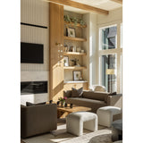 Featuring Phillip Delta Tweed Sofa by Four Hands at Amethyst Home. This Phillip Delta Tweed Sofa provides comfort and style in one piece. Crafted with high-quality materials and designed with ergonomic support in mind, this sofa is perfect for relaxing or entertaining. Its classic tweed fabric adds a touch of sophistication to any living space.
Overall Dim. Amethyst Home provides interior design, new home construction design consulting, vintage area rugs, and lighting in the Scottsdale metro area.