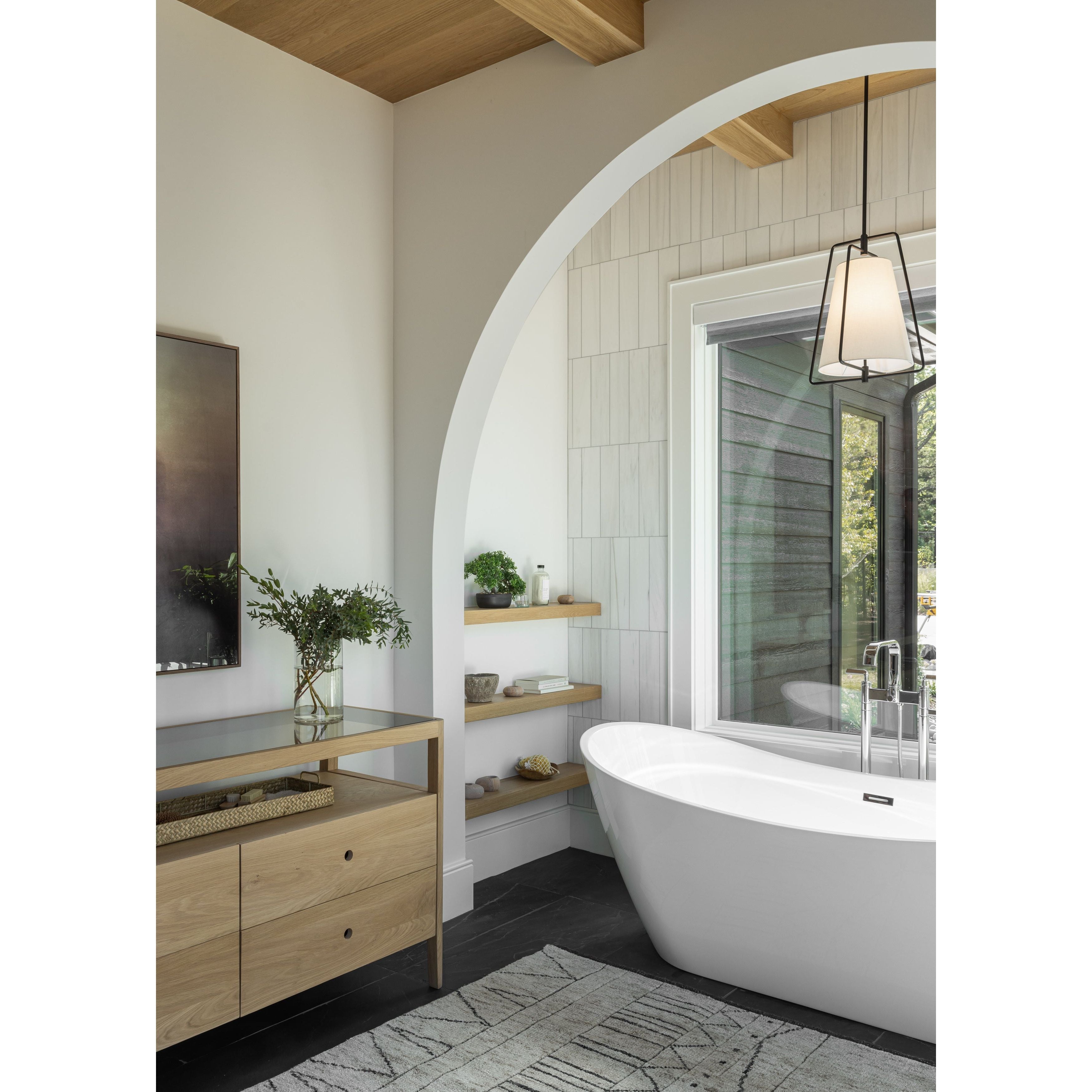 Featuring Spindle Dresser Oak by Ethnicraft at Amethyst Home. The Spindle collection found its inspiration in the traditional spinning wheel. Slightly tapered legs and rounded edges add a soft, sensual quality to this beautiful bedroom collection. This dresser is just as much at home in the bedroom as it is in commercial spaces as a stylish storage soluti.  Amethyst Home provides interior design, new home construction design consulting, vintage area rugs, and lighting in the Alpharetta metro area.