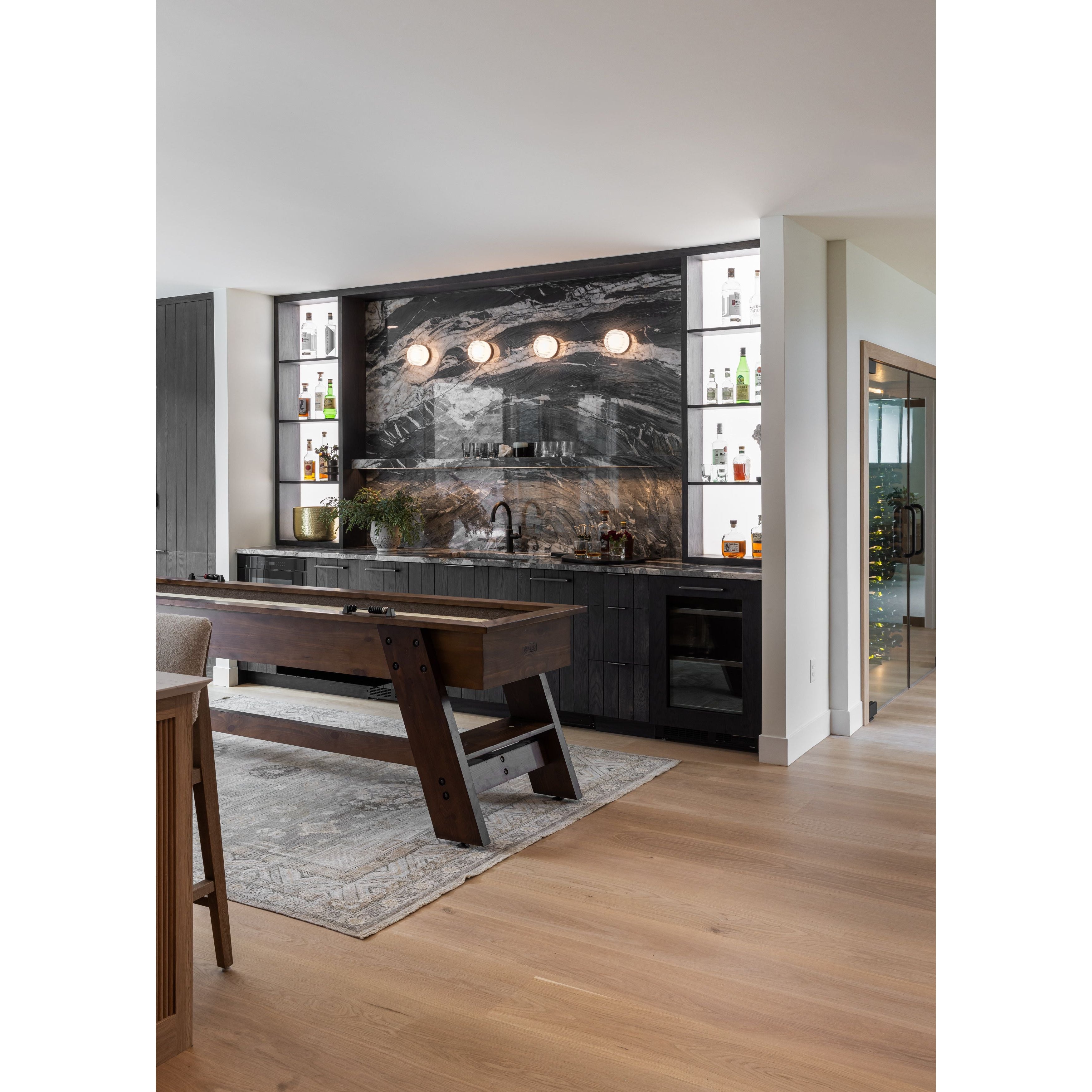 Featuring Legacy Ash Hand-Knotted Rug by Loloi at Amethyst Home. The Legacy Ash rug from Loloi is hand-knotted, refined, yet versatile for any home. The Legacy rug is deliberately distressed and sheared down to an extra low pile of 100% wool, creating a patina usually only imparted through decades of wear.
This rug features:- Beautiful vintage look and patina.  Amethyst Home provides interior design, new home construction design consulting, vintage area rugs, and lighting in the Boston metro area.