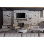 Featuring Stroud Faye Sand Outdoor Swivel Chair by Four Hands at Amethyst Home. A timeless look, complementary to any style. Simple, open FSC®-certified teak framing softens the edges of this outdoor swivel chair, paired with a fixed seat cushion and removable back. Finished with a 360 inset swivel beneath the plinth base. Cover or store indoors during inclemen. Amethyst Home provides interior design, new home construction design consulting, vintage area rugs, and lighting in the Miami metro area.