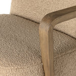 Featuring Melrose Sheepskin Camel Desk Chair by Four Hands at Amethyst Home. A comfort-driven desk chair features soft, textural upholstery in a versatile camel, framed by solid ash arms. A height-adjustable swivel base with casters makes for ease in the modern office.Overall Dimensions: 24.50"W x 27.25"L x 40"HColors: Amber Ash, Polished Aluminum, Sheepskin . Amethyst Home provides interior design, new home construction design consulting, vintage area rugs, and lighting in the Potomac metro area.