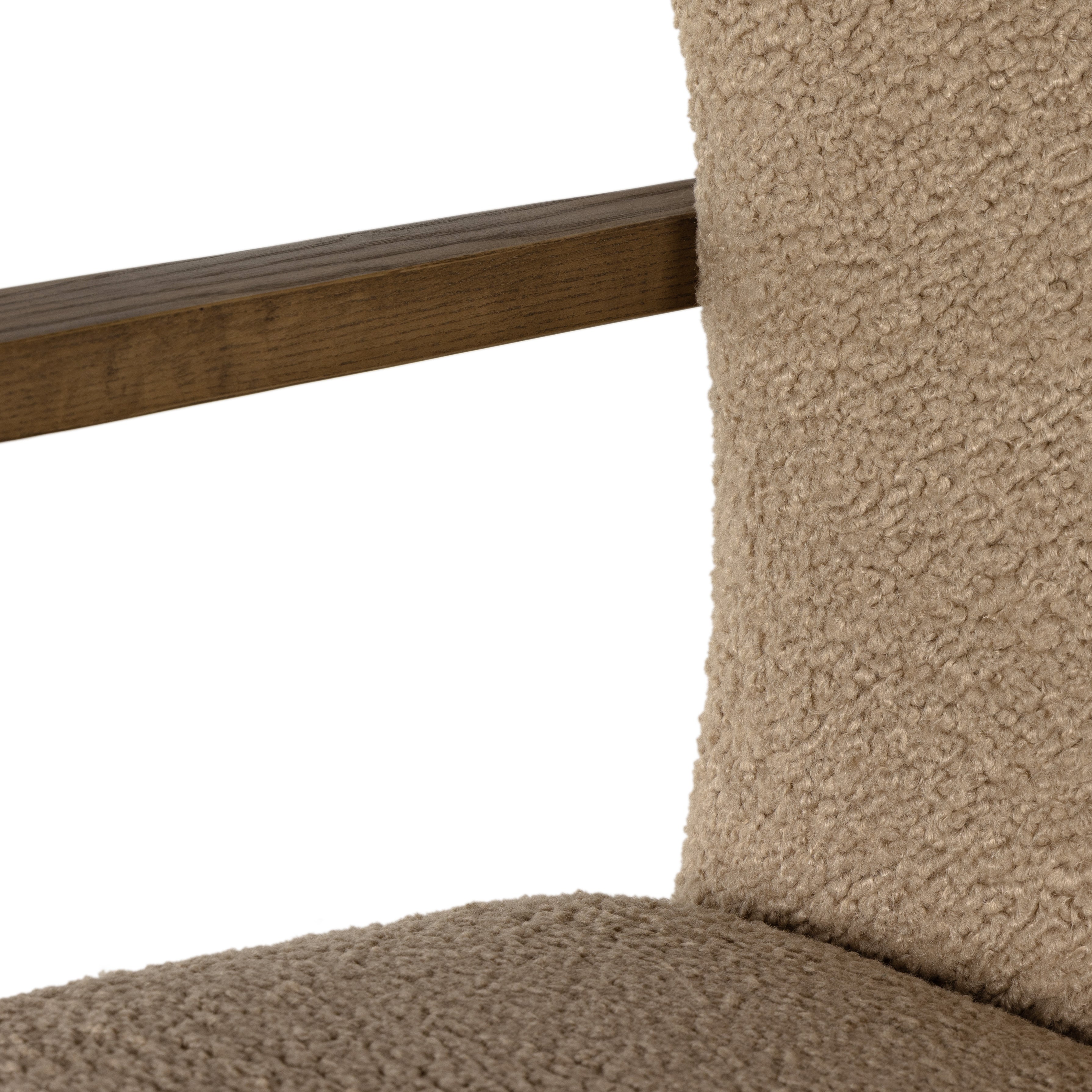 Featuring Melrose Sheepskin Camel Desk Chair by Four Hands at Amethyst Home. A comfort-driven desk chair features soft, textural upholstery in a versatile camel, framed by solid ash arms. A height-adjustable swivel base with casters makes for ease in the modern office.Overall Dimensions: 24.50"W x 27.25"L x 40"HColors: Amber Ash, Polished Aluminum, Sheepskin C. Amethyst Home provides interior design, new home construction design consulting, vintage area rugs, and lighting in the Austin metro area.