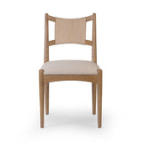 Featuring Haddon Antwerp Natural Dining Chair by Four Hands at Amethyst Home. Expertly crafted by Haddon Antwerp, the Natural Dining Chair is both stylish and sturdy. With its sleek design and high-quality materials, this chair is perfect for adding a touch of elegance to your dining room. Its ergonomic shape provides optimal comfort, making it ideal for long. Amethyst Home provides interior design, new home construction design consulting, vintage area rugs, and lighting in the Seattle metro area.