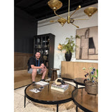 Yoko Grand Coffee Table - Smoked Brown Cast Glass | shipping 12/15/2025