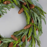 Pinecone Winter Wreath - 23"
