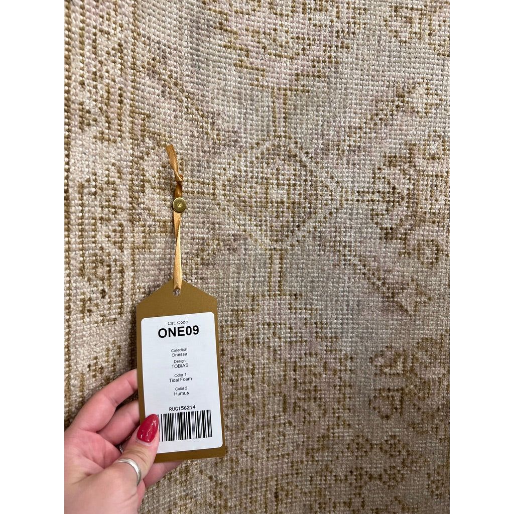 Featuring Onessa Tobias Hand-Knotted Rug by Jaipur Living at Amethyst Home. The Onessa collection marries traditional motifs with soft, subdued colorways for the perfect blend of fresh and time-honored style. These hand-knotted wool rugs feature a hand-sheared quality that lends the design a coveted vintage impression. The Tobias rug features a distressed,.  Amethyst Home provides interior design, new home construction design consulting, vintage area rugs, and lighting in the Park City metro area.