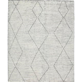 Featuring Alpine Ammil Hand-Knotted Rug by Jaipur Living at Amethyst Home. Inspired by textiles from the Tullu region in Morocco, the Alpine Ammil rug brings texture and versatility to both global and modern spaces. Crafted of natural wool, the hand-knotted Alpine Ammil rug features a plush, ridged feel and an asymmetrical trellis design in cream and black t.  Amethyst Home provides interior design, new home construction design consulting, vintage area rugs, and lighting in the Seattle metro area.