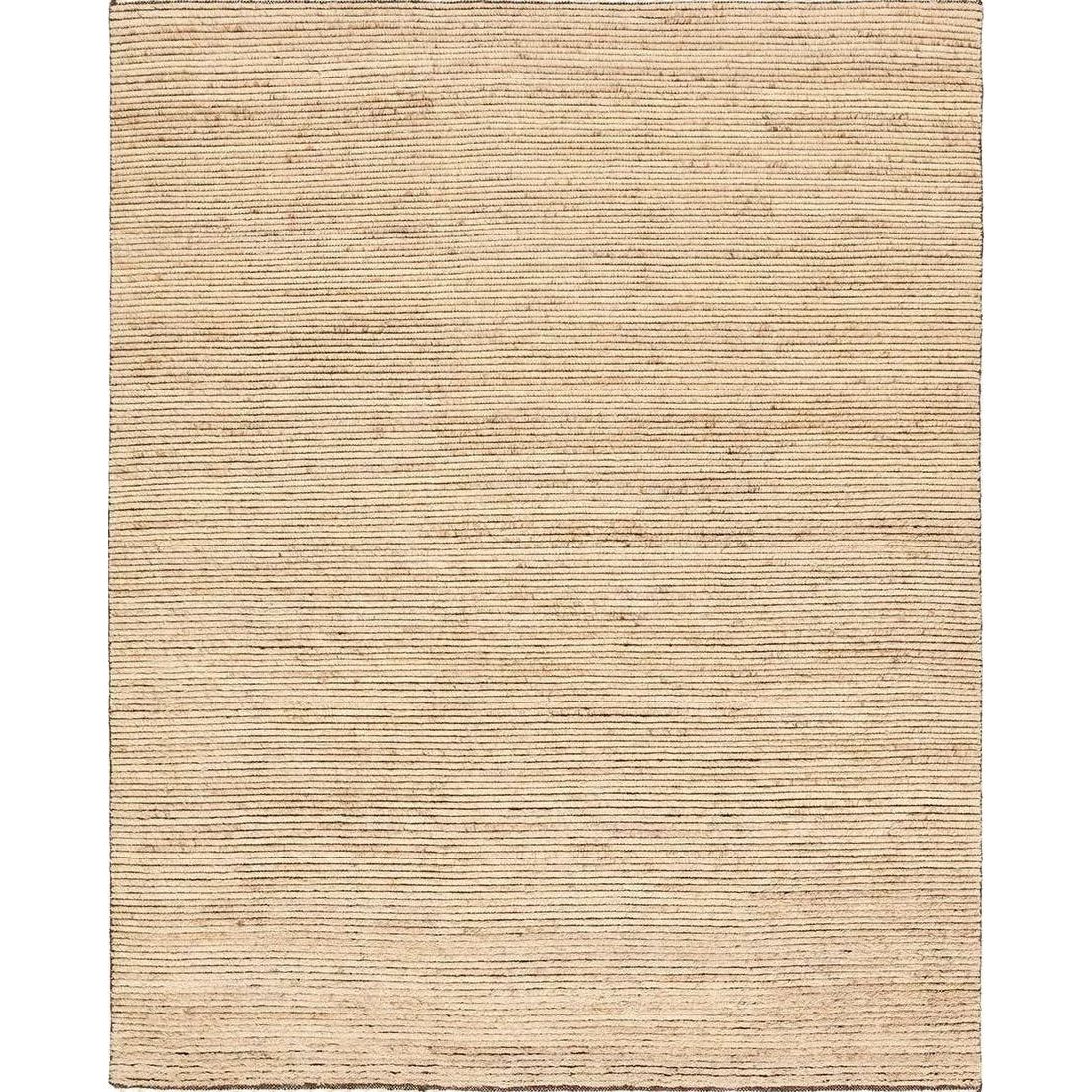 Featuring Alpine Oatmeal Hand-Knotted Rug by Jaipur Living at Amethyst Home. Drawing inspiration from Moroccan textiles, Alpine showcases the beauty in simplicity. Durable wool is hand-knotted onto a cotton foundation to create this high-piled accent piece. Its warm, solid tan design is finished with braided fringe trims for a touch of boho charm. Alpine in. Amethyst Home provides interior design, new home construction design consulting, vintage area rugs, and lighting in the San Diego metro area.