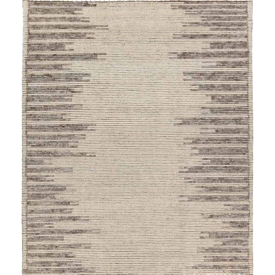 Featuring Alpine Patra Hand-Knotted Rug by Jaipur Living at Amethyst Home. Inspired by textiles from the Tullu region in Morocco, the Patra area rug showcases a linear design in neutral shades of cream, taupe, brown, and gray. This high-piled accent lends warmth and comfort to any space with durable wool hand-knotted onto a cotton foundation. Braided fring. Amethyst Home provides interior design, new home construction design consulting, vintage area rugs, and lighting in the Washington metro area.