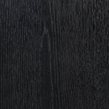 Featuring Anthem Black Wash Oak Veneer Single Wide Vanity by Four Hands at Amethyst Home. Set the tone for a calming, peaceful space with this simple, yet spacious design. Crafted with a wire-brushed, thick oak veneer base in a black wash finish for added character, a Carrera marble top and solid brass hardware. A mix of drawers, cabinets and open shelving offers a variety of storag. Amethyst Home provides interior design, new construction, custom furniture, and area rugs in the Seattle metro area