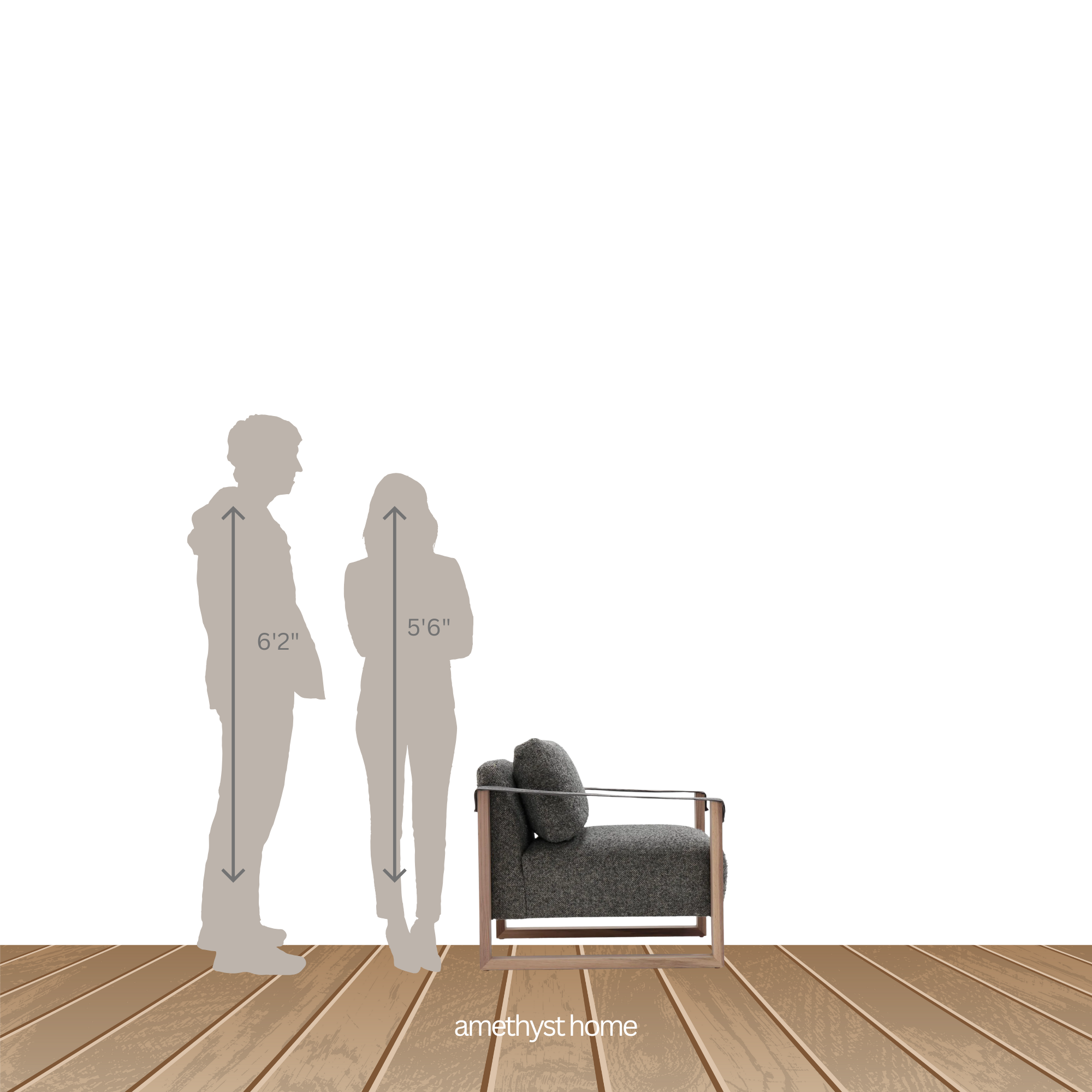 Featuring Benedict Upholstered Chair - Essentials by Cisco Brothers at Amethyst Home. The Benedict Chair - Essentials by Cisco Brothers is a modern design with clean lines and sleek metal legs in black rust. It has a fresh and functional aesthetic with no-sag support. As a small scale sofa, its ideal for apartment living and suitable for any occasion. Photo. Amethyst Home provides interior design, new home construction design consulting, vintage area rugs, and lighting in the Nashville metro area.