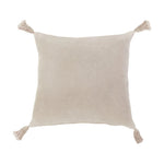 A sumptuously soft velvet square pillow with dainty tassels on each corner. King lounger 100% cotton. Amethyst Home provides interior design, new home construction design consulting, vintage area rugs, and lighting in the Denver metro area.