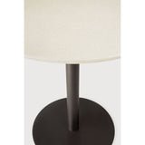 Featuring Blend Dark Bronze Metal Microcement Dining Table by Ethnicraft at Amethyst Home. The Blend dining table is a dynamic solution that evolves to the needs of modern spaces. Its design features interchangeable table tops, offering flexibility to match any aesthetic, particularly in commercial settings. Compact and versatile, the Blend balances practicality and style for spaces t. Amethyst Home provides interior design, new construction, custom furniture, and area rugs in the Tampa metro area