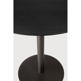 Featuring Blend Dark Bronze Metal Oak Black Dining Table by Ethnicraft at Amethyst Home. The Blend dining table is a dynamic solution that evolves to the needs of modern spaces. Its design features interchangeable table tops, offering flexibility to match any aesthetic, particularly in commercial settings. Compact and versatile, the Blend balances practicality and style for s. Amethyst Home provides interior design, new construction, custom furniture, and area rugs in the Salt Lake City metro area