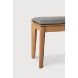 Featuring Bok Mocha Teak Outdoor Bench by Ethnicraft at Amethyst Home. Reminiscent of a goat's curved horns, the Bok collection combines sculptural elegance and contemporary crafting into a graceful and airy form. Taking the quality design of the Bok collection outdoors, the Bok outdoor bench pairs perfectly with the Bok dining table, but also as a standalone outdoor seating opti. Amethyst Home provides interior design, new construction, custom furniture, and area rugs in the Des Moines metro area