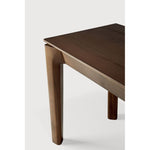 Featuring Bok Teak Brown Bench by Ethnicraft at Amethyst Home. Reminiscent of a goat's curved horns, the Bok collection combines sculptural elegance and contemporary crafting into a graceful and airy form. The Bok bench pairs well with the Bok dining table, but also as a stand-alone against a wall, in a hallway or at the end of a bed.Adjustable Feet : NoBrushed : NoCollection : B. Amethyst Home provides interior design, new construction, custom furniture, and area rugs in the Alpharetta metro area