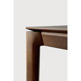 Featuring Bok Teak Brown Bench by Ethnicraft at Amethyst Home. Reminiscent of a goat's curved horns, the Bok collection combines sculptural elegance and contemporary crafting into a graceful and airy form. The Bok bench pairs well with the Bok dining table, but also as a stand-alone against a wall, in a hallway or at the end of a bed.Adjustable Feet : NoBrushed : NoCollection . Amethyst Home provides interior design, new construction, custom furniture, and area rugs in the Newport Beach metro area