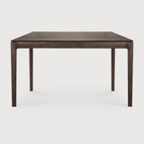 Featuring Bok Varnished Oak Brown Dining Table by Ethnicraft at Amethyst Home. Just like its matching chair, the Bok dining table has become one of our signature designs. Its airy shape yet rock solid construction make this piece a timeless and remarkable design to enjoy for years to come.Collection : BokExtendable : NoFinish : VarnishedFloor Protector : YesMain Material : OakMax. Amethyst Home provides interior design, new construction, custom furniture, and area rugs in the Des Moines metro area