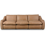 Crawford Palermo Drift Power Recliner 3-Piece Sectional Sofa Four Hands