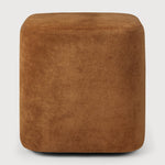 Featuring Cube Cinnamon Pouf by Ethnicraft at Amethyst Home. Elegant style comes with the Cube pouf. Comfortable and sturdy, the Cube is durably crafted using Italian textiles. Warm and timeless tones combine perfectly with other materials to bring a refined yet relaxed aesthetic in modern breakout spaces.Weight : 17 lbDimensions: 17.5 in W  x 17.5 in L x 17 in HAdjustable Feet : N. Amethyst Home provides interior design, new construction, custom furniture, and area rugs in the Portland metro area