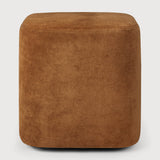 Featuring Cube Cinnamon Pouf by Ethnicraft at Amethyst Home. Elegant style comes with the Cube pouf. Comfortable and sturdy, the Cube is durably crafted using Italian textiles. Warm and timeless tones combine perfectly with other materials to bring a refined yet relaxed aesthetic in modern breakout spaces.Weight : 17 lbDimensions: 17.5 in W  x 17.5 in L x 17 in HAdjustable Feet : N. Amethyst Home provides interior design, new construction, custom furniture, and area rugs in the Portland metro area