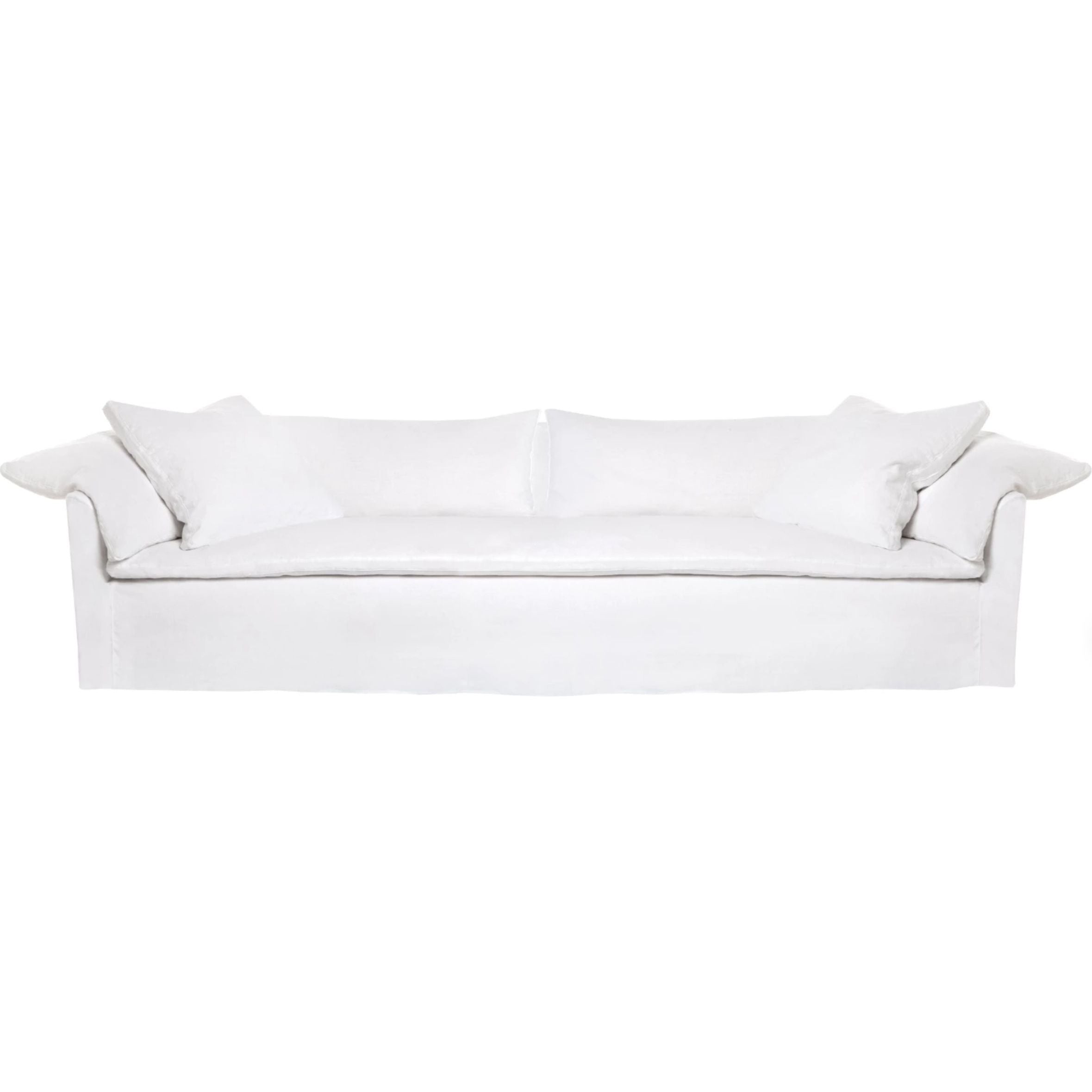 Donato White Linen Sofa Cisco Brothers