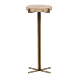 Featuring Hesper Side Table by Dovetail at Amethyst Home. The Hesper Side Table is a sleek and functional addition to any room. With its simple yet elegant design, it serves as a stylish side table for your daily use. Crafted with high-quality materials, it provides long-lasting durability for years to come. Add a touch of sophistication to your space with. Amethyst Home provides interior design, new home construction design consulting, vintage area rugs, and lighting in the Des Moines metro area.