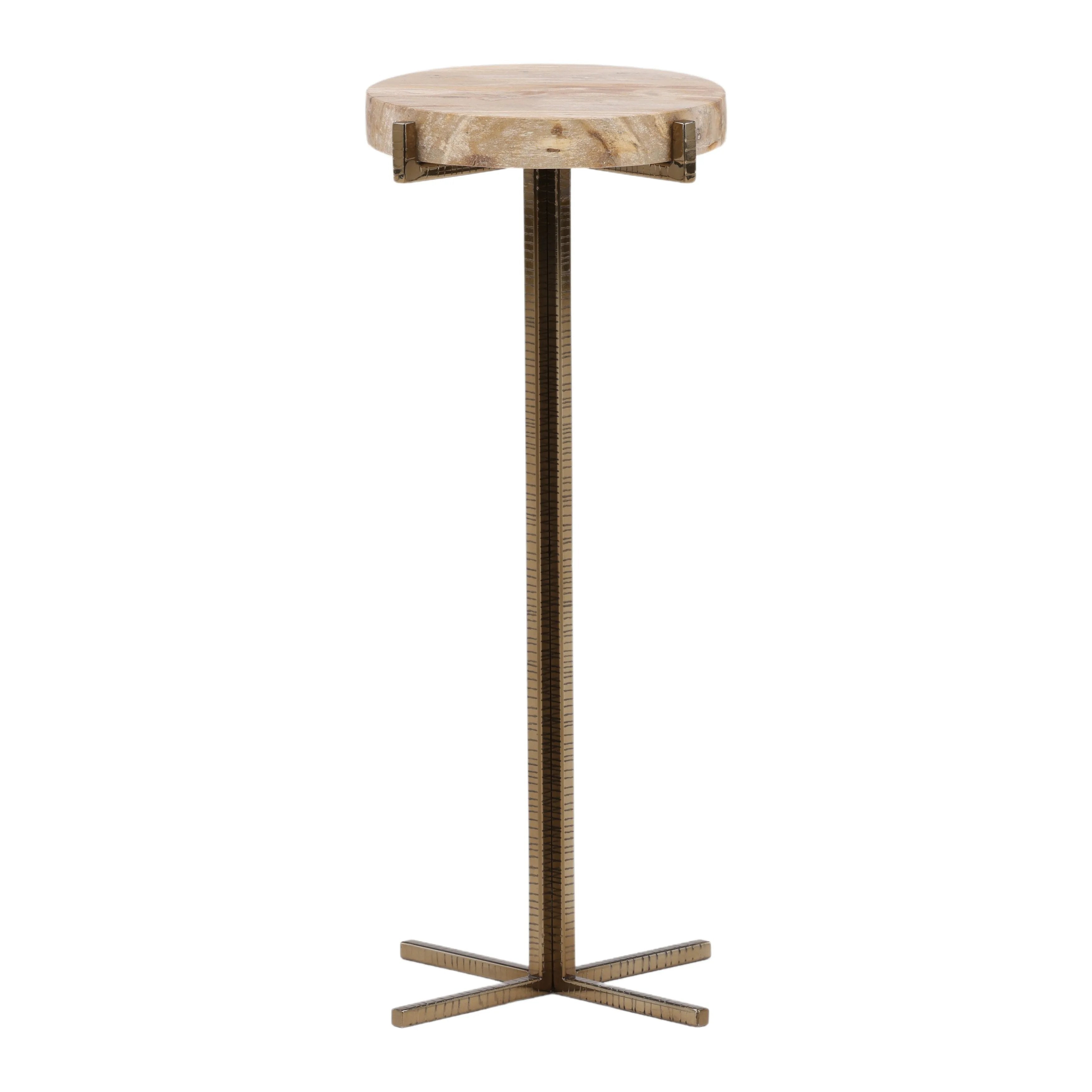 Featuring Hesper Side Table by Dovetail at Amethyst Home. The Hesper Side Table is a sleek and functional addition to any room. With its simple yet elegant design, it serves as a stylish side table for your daily use. Crafted with high-quality materials, it provides long-lasting durability for years to come. Add a touch of sophistication to your space with. Amethyst Home provides interior design, new home construction design consulting, vintage area rugs, and lighting in the Des Moines metro area.
