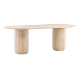 Featuring Jimenez Dining Table by Dovetail at Amethyst Home. Indulge in the impeccable design of the Jimenez Dining Table. This stunning piece offers elegance and functionality with its sleek dining surface. Perfect for hosting lavish dinner parties, this table will be the centerpiece of your dining room. Elevate your dining experience with the Jimenez Di. Amethyst Home provides interior design, new home construction design consulting, vintage area rugs, and lighting in the Los Angeles metro area.