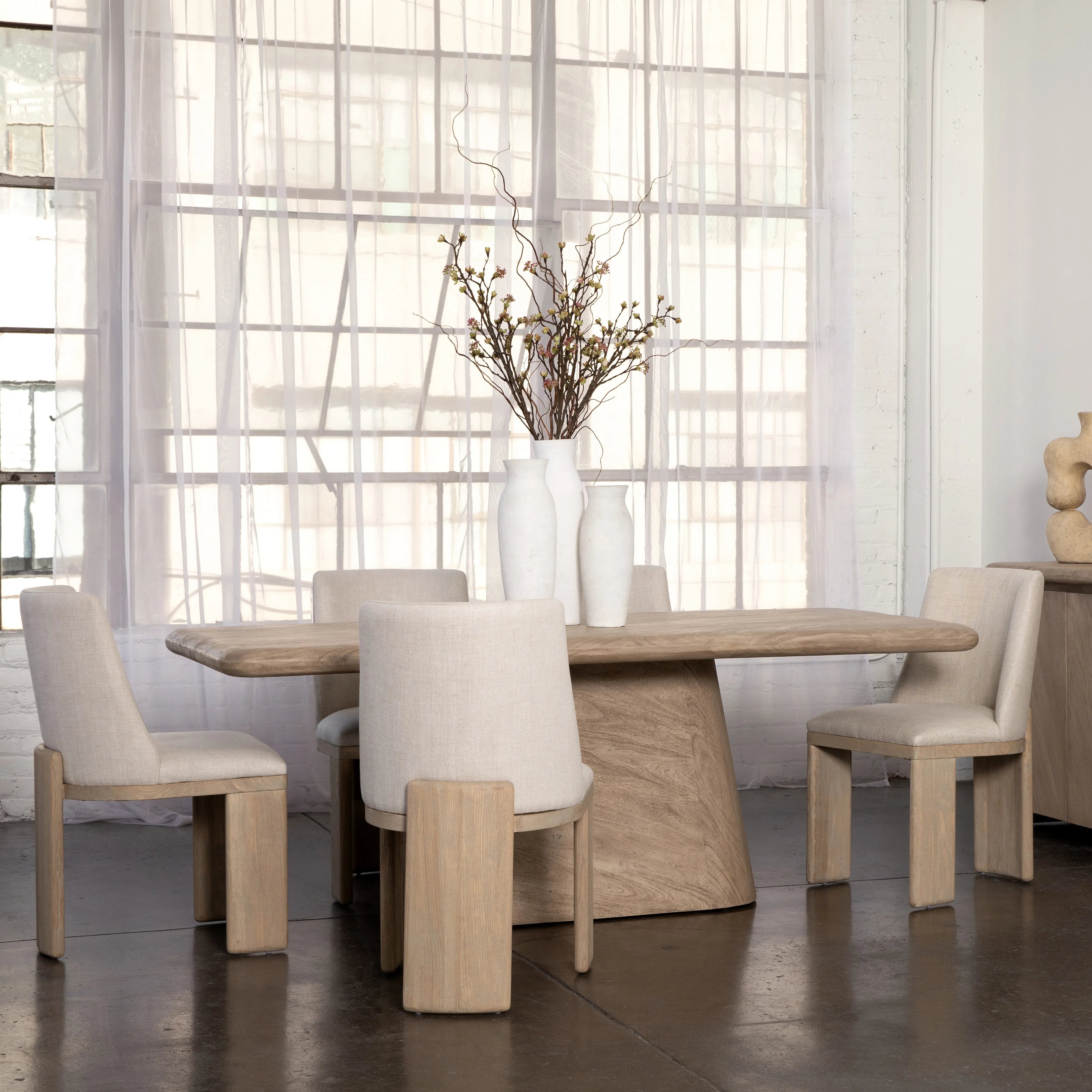 Featuring Marci Dining Table by Dovetail at Amethyst Home. Elevate your dining experience with the Marci Dining Table. Crafted with precision and attention to detail, this ready-to-ship table exudes sophistication and luxury. The perfect centerpiece for gatherings, the Marci Dining Table brings style and elegance to any occasion.
Overall Dimensions: 38. Amethyst Home provides interior design, new home construction design consulting, vintage area rugs, and lighting in the Salt Lake City metro area.