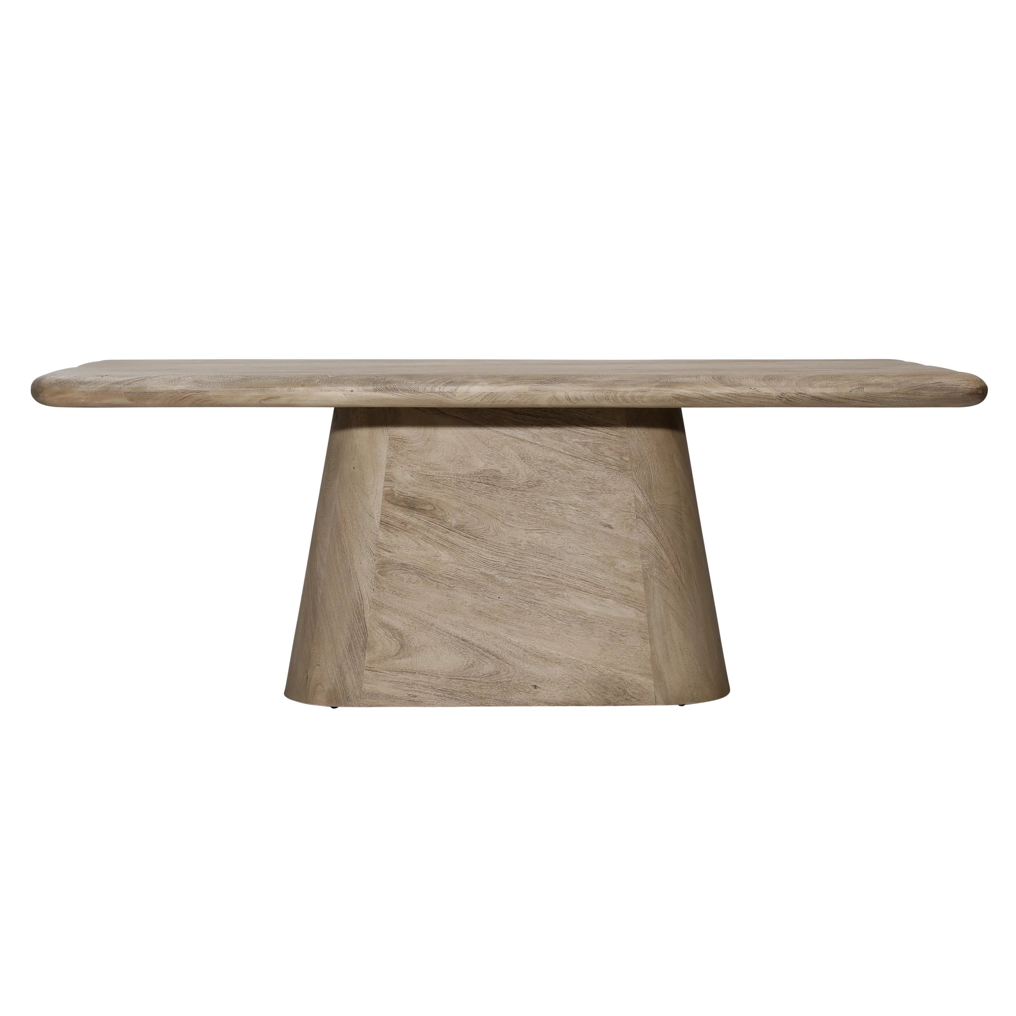 Featuring Marci Dining Table by Dovetail at Amethyst Home. Elevate your dining experience with the Marci Dining Table. Crafted with precision and attention to detail, this ready-to-ship table exudes sophistication and luxury. The perfect centerpiece for gatherings, the Marci Dining Table brings style and elegance to any occasion.
Overall Dimensions: 38"d x 79"w. Amethyst Home provides interior design, new home construction design consulting, vintage area rugs, and lighting in the Tampa metro area.