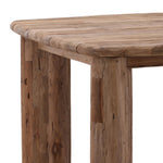 Featuring Xenia Outdoor Dining Table by Dovetail at Amethyst Home. These teak tables are designed for outdoor use, but to preserve their longevity and maintain their appearance, we recommend minimizing exposure to rain and moisture. Prolonged exposure to water can affect the wood's natural finish and may lead to discoloration or surface damage. For best res. Amethyst Home provides interior design, new home construction design consulting, vintage area rugs, and lighting in the San Diego metro area.