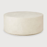 Featuring Elements Microcement Round Coffee Table by Ethnicraft at Amethyst Home. Elegant simplicity forms the basis of the Elements collection. Seamless and softened forms blend perfectly with textural character at the expert hands of artisans. Each piece offers a slightly unique identity with a high-performing, fine, earthy stone finish. Elements make a durable and stylish addition . Amethyst Home provides interior design, new construction, custom furniture, and area rugs in the Tampa metro area