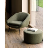 Featuring Barrow Pouf Pine Green by Ethnicraft at Amethyst Home. The Barrow Pouf is a cosy complement to any living space. Made with Italian fabrics in a range of hues, the Barrow pouf creates a relaxed atmosphere while doubling as additional seating for an indoor gathering. This easy-to-style item was designed by Jacques Deneef.
Dimensions: 24"d x 24"w x 1. Amethyst Home provides interior design, new home construction design consulting, vintage area rugs, and lighting in the Charlotte metro area.