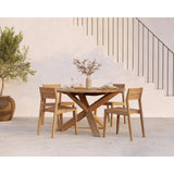Featuring Circle Outdoor Dining Table by Ethnicraft at Amethyst Home. Our Circle dining table is all about inspiring your loved ones to spend a little more time at the table. Its solid legs intertwine in perfect balance, while the adapted grooved design makes outdoor life a simple pleasure.
Dimensions: 54"d x 54"w x 30"h
Floor Protector : YesMain Mater. Amethyst Home provides interior design, new home construction design consulting, vintage area rugs, and lighting in the Salt Lake City metro area.