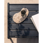 Featuring Jack Outdoor Coffee Table Teak Black by Ethnicraft at Amethyst Home. Alluring from every angle, luxuriant shapes and curves form the basis of the Jack collection. Designed to attract attention with the same clean and classic lines, place the Jack coffee table as a single item or arranged together in a composition specific to your needs.
Dimensions:. Amethyst Home provides interior design, new home construction design consulting, vintage area rugs, and lighting in the Monterey metro area.