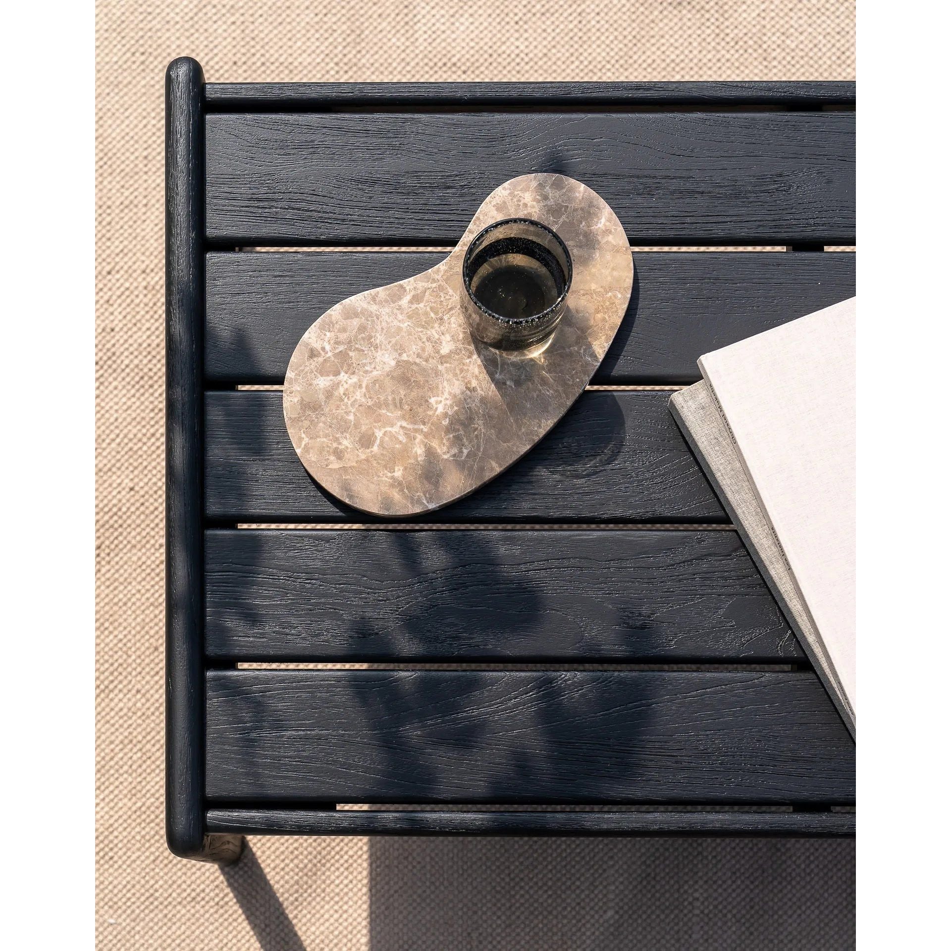 Featuring Jack Outdoor Coffee Table Teak Black by Ethnicraft at Amethyst Home. Alluring from every angle, luxuriant shapes and curves form the basis of the Jack collection. Designed to attract attention with the same clean and classic lines, place the Jack coffee table as a single item or arranged together in a composition specific to your needs.
Dimensions:. Amethyst Home provides interior design, new home construction design consulting, vintage area rugs, and lighting in the Monterey metro area.