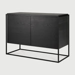 Featuring Monolit Sideboard by Ethnicraft at Amethyst Home. Practicality without sacrificing style. The contrasting characteristics of wood and the rectangular metal frame of the Monolit sideboard create a unique backdrop for all modern media equipment.
Dimensions: 20.5" L x 46" W x 33" H 
Adjustable Shelves : YesAnti-tipping mechanism : YesBrushed : This. Amethyst Home provides interior design, new home construction design consulting, vintage area rugs, and lighting in the Kansas City metro area.