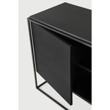 Featuring Monolit Sideboard by Ethnicraft at Amethyst Home. Practicality without sacrificing style. The contrasting characteristics of wood and the rectangular metal frame of the Monolit sideboard create a unique backdrop for all modern media equipment.
Dimensions: 20.5" L x 46" W x 33" H 
Adjustable Shelves : YesAnti-tipping mechanism : YesBrushed : This fi. Amethyst Home provides interior design, new home construction design consulting, vintage area rugs, and lighting in the Portland metro area.