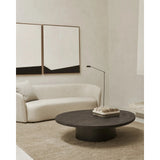 Featuring Slice Whisky Oval Coffee Table by Ethnicraft at Amethyst Home. A slice of nature to grace your home, this clever design strikes a balance to complement both modern and traditional styles and everything inbetween. The Slice's organic form is finished by hand in our unique and hard-wearing Minerals finish, making this coffee table incredibly functi. Amethyst Home provides interior design, new home construction design consulting, vintage area rugs, and lighting in the Alpharetta metro area.