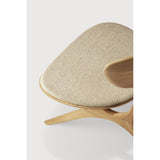 Featuring Eye Off White Oak Lounge Chair by Ethnicraft at Amethyst Home. Beauty is in the eye of the beholder. With sleek, angular, front legs and flowing smooth connections, the Eye lounge chair is a hallmark solid wooden seating design. The curved backrest, reminiscent of a winked eye, inspired the name of the chair. Think subtle elegance with a stylish edge.Weight : 51 lb Di. Amethyst Home provides interior design, new construction, custom furniture, and area rugs in the Laguna Beach metro area