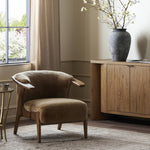 Featuring Fabian Desert Shearling Chair by Four Hands at Amethyst Home. Subtle paddle arms and a wrap frame of amber-finished ash embrace soft brown shearling, while S-spring construction ensures exceptional comfort.Overall Dimensions: 30.75"w x 33.00"d x 28.25"hWeight : 38.58 lbsMaterials : 100% Sheared Sheepskin, Solid Ash. Amethyst Home provides interior design, new construction, custom furniture, and area rugs in the Park City metro area