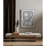 Featuring Fawkes Savoy Parchment Bench by Four Hands at Amethyst Home. A uniquely modern statement piece inspired by the functional mid-century-style telephone bench, neutral poly/linen-blend seating features a sliding tray of white-washed oak – the perfect place for a favorite book or cocktail. Great in the entryway or living room.Size: 78.75"w x 28"d x 20"hWeight : 59.72 lbs. Amethyst Home provides interior design, new construction, custom furniture, and area rugs in the Kansas City metro area